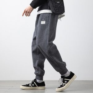 2021 New Spring Fashion Ankle-Length Corduroy Baggy Pants Men Joggers Hip Hop Casual Harem Pants Streetwear Trousers