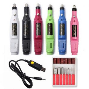 Professional Electric Manicure Drill Machine Nail Drill Bits Kit Nail File Art Tool Pedicure Gel Polish Remover