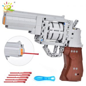 HUIQIBAO Military Gun 475PCS M625 Revolver Model Building Blocks Set Weapon Brick City DIY Game Toys For Children Boys