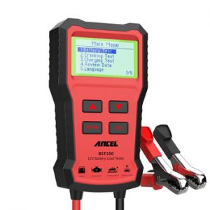 ANCEL BST100 Car Battery Tester Charger Analyzer 12V 2000CCA Voltage Battery Test Car Battery Tester Charging Cricut Load Tools