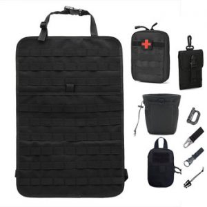 Molle Organizer Seat Cover Bag Multi-function Car Seat Backpack Outdoor Hunting Pockets Tactical Accessories Storage Pouch