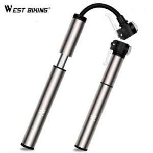 WEST BIKING Portable Bicycle Pump 150PSI Presta/Schrader Road MTB Mountain Bike Pump Cycling Inflator Hand Pump For Bicycle