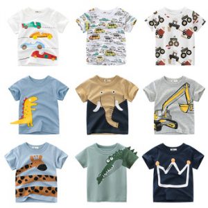 Children's T-Shirt Children for Boys  a Boy Girls Kids Kid's Shirts Child Baby Toddler Cotton Cartoon Tee Tops Clothing Short