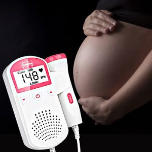 Doppler Fetal Baby Ultrasound Doppler Portable Heart Rate Detector Upgraded 3.0MHz Detector Home Pregnant Fetal Monitor