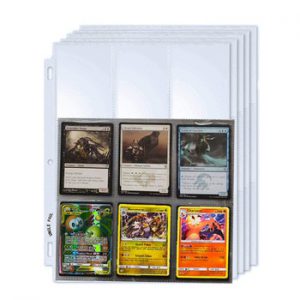 10-50PCS Album Pokemon Cards Holder Album Page Trading Game YuGiOh Card Collection Transparent Binder Folder Card Cover Storage