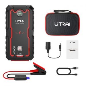 UTRAI 22000mAh/16000mah Car Jump Starter Power pack Portable Car Battery Booster Charger 12V Starting Device Diesel Car Starter