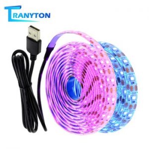 5V USB LED Strip 2835 Light Flexible 50CM 1M 2M 3M White Warm White Ice lue Purple Pink RGB for TV Background Fairy Night Tape