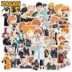 10/30/52/Pack Cartoon Anime Haikyuu Stickers Funny Skateboard Laptop Guitar Waterproof Luggage Graffiti Cute Sticker Kids Toys