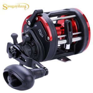 Sougayilang Top Sales Trolling Drum Fishing Reels DTR-30 Left/Right Hand 3+1BB Trolling Drum Fishing Reel  Max Drag 28kg Pesca