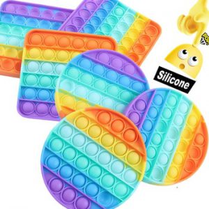 Hot Push Bubble Kid Sensory Toy Adult Stress Relief Toy Decompression Soft Squeeze Tabletop Anti-Stress Toys Gift