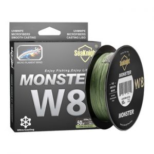 SeaKnight 500M / 546YDS 300M MS Series W8 Braided Fishing Lines 8 Weaves Wire Smooth PE Multifilament Line for Fishing 20-100LB