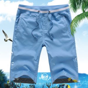 New 2020 Men's Summer Casual Shorts Men Straight Shorts Male Fashion Cotton Beach Short Pants Candy Colors Plus Size 5XL