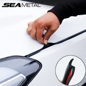 4m Car Hood Rubber Sealing Strip Auto Rubber Seal Strip for Engine Covers Sealant Universal Waterproof Soundproof Auto Accessory