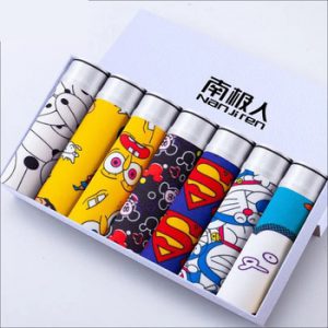 Boxershorts Men Cartoon Printed Breathable Comfortable Underwear Man Boxers Elastic Shorts Underpants Male Soft Boxer Panties