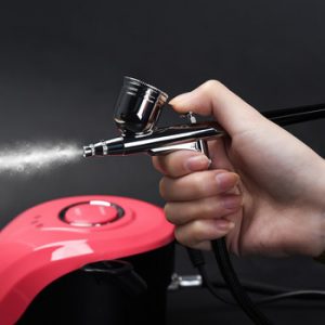 KADS 0.2mm 0.3mm 0.4mm Nozzle Airbrush Compressor Kit Nail Manicure Dual Action Air Brush Spray Gun for Cake Car Painting Tattoo