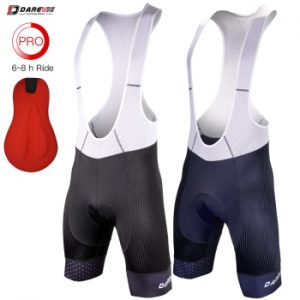 DAREVIE Cycling Bib Shorts Men Breathable Pro Cycling Bib Shorts Shockproof 3D Sponge Pad Cycling Pants 7cm Leg Band 6 Hour Ride