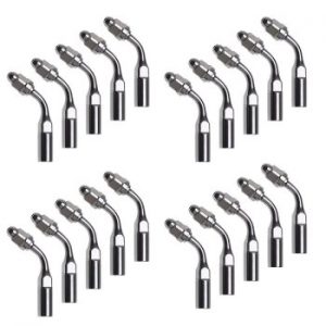 5 pcs  Dental scaler tips Compatible with Woodpecker /EMS/ SATELEC scaler E1