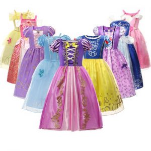 Christmas Girls Princess Dress Halloween Costume Birthday Party Clothing for Children Kids Vestidos Robe Fille Girls Fancy Dress