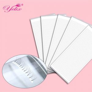 Yelix 250 strips easy fan tapes for volume Eyelash Extension Supplies Volume Lashes Storage Sticky Strip lash extension supplies