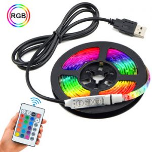 RGB LED Strip 2835 USB LED lights IR Remote 1m 2m 3m 4m 5m Tape Diode TV living room Bedroom wall decoration backlight Luces Led