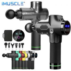 iMuscle Muscle Massage Gun Fascia Gun Neck Massager Vibration Fitness Equipment Noise Reduction Design Electric Massager