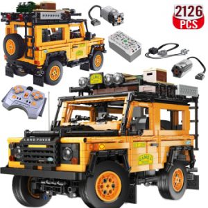 2126PCS High-Tech Expert Yellow Speed Off-Road Sport Car Building Blocks Static Model Bricks Toys Holiday Gift For Boyfriend