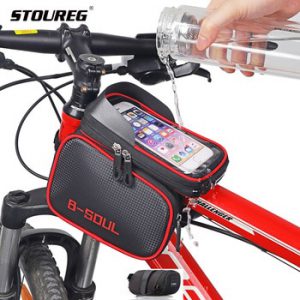 4 Types Bicycle Bags Rainproof Bicycle Front Touch Screen Phone Bag Mountain Bike Top Tube Bag Cycling Pannier Bag For Bicycle