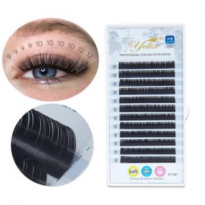 Yelix Professionals Eyelash Extension Silk Lash Extension individual Lashes Soft Russian Volume Eyelashes Natural Faux Cils