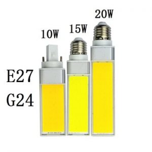 LED Bulbs 10W 15W 20W E27 G24 Corn Lamp SMD COB White Warm White Spotlight 180 Degree AC110V 220V Horizontal Plug Light Lampada