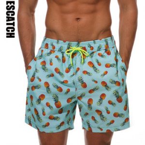 Escatch Quick Dry Summer Mens Siwmwear Beach Board Shorts Briefs For Man Swim Trunks Swimming Shorts Beachwear