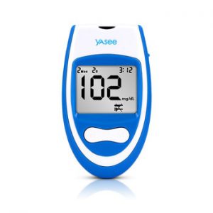 Safe Smart mgdL Glucometer with Bottled Test Strips and Lancets GLM-79 Medical Glucose Meter for Exact Diabetes Blood Sugar Test