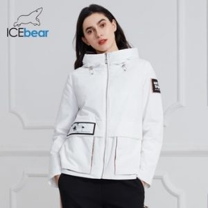 ICEbear 2020 New Women Coat Spring Casual Women Jacket Women parka Hooded Quality Women Clothing GWC20728I