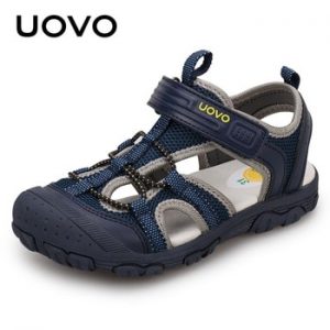 Kids Fashion Shoes 2021 Sock Style Color Matching Design Soft Durable Rubber Sole Comfortable Boys Sandals With #22-35