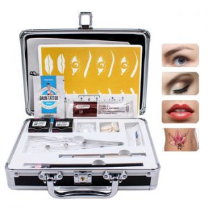 BMX 1 Set Practical Pigments 3D Tebori Microblading Kits Eyebrow Tattoo Makeup Pen Needle Paste Skin For Beginners Body Art