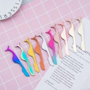 Lashes Tweezers Colour Eyelash Curler Makeup Tools Stainless Steel Golden Beauty Cosmetics Instrument maquillajes para mujer