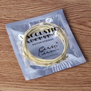 6pcs/set Folk Guitar String Replacement Parts Acoustic Guitar Copper Core Strings Kit Musical Instrument Accessories