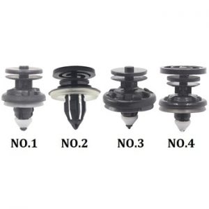 Auto Door Card Trim Panel Fixing Clips Interior Plastic Fastener 10Pcs For VW Audi Ford Skoda