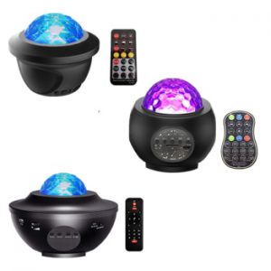 Led Star Galaxy Starry Sky Projector Night Light Built-in Bluetooth Speaker For Bedroom Decoration Child Kids Birthday Present