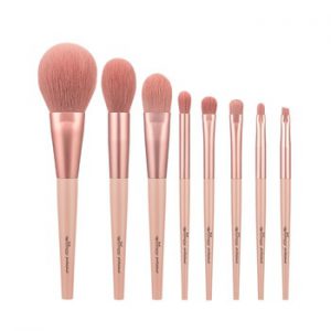 Anmor 8Pcs Make Up Brushes Set Makeup Brush Kit For Foundation Powder Highlighter Face Eyeshadow Blending Eyebrow Cosmetic Tool