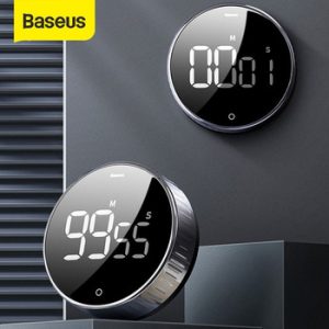 Baseus LED Magnetic Digital Timer For Kitchen Cooking Countdown Alarm Clock Electronic Cooking Countdown Timer