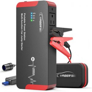 Yaber YR700 Jump Starter 2000A Emergency Car Jump starter Battery 22000mAh Power Bank Auto Booster 100W Portable AC Car Booster