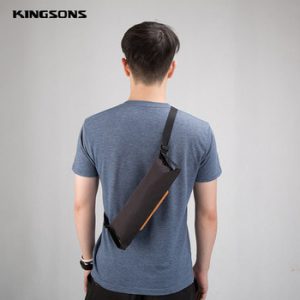 Kingsons New Male Anti-theft Bagpack Men Sling One Shoulder Bag Boy Waterproof Travel Small Chest Bag Slim Mini Crossbody Bag