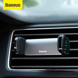 Baseus Car Phone Holder For iPhone 12 11 Pro Samsung Xiaomi Huawei Auto Air Vent Mount Holder Smartphone Support Car Phone Stand