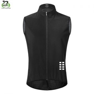 WOSAWE Cycling Vest Keep Dry And Warm Mesh Ciclismo Sleeveless Bike Bicycle Undershirt Jersey Windproof Cycling Clothing Gilet