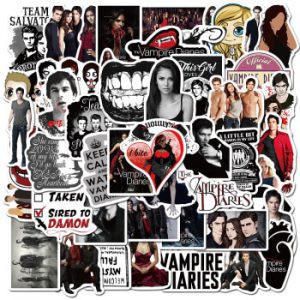 10/30/50pcs/Pack American TV Series The Vampire Diaries Stickers Luggage Skateboard Guitar laptop Cool Graffiti Sticker Kids Toy