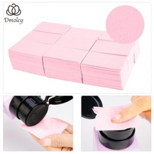 1 Pack Hard/Soft Gel Polish Lint Free Nail Wipes Remover Soak off Remover Manicure Pad Cotton Napkins Wrap For Nail Art Tools