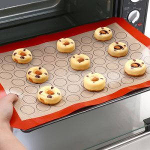 70 Grids Silicone Macaron Baking Mat for Bake Pan Pastry Cookie  Non-stick Multifunction Kitchen Baking Tools Sheet Pads