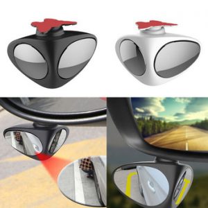 Hot 360 Rotation Adjustable Convex Rear View Mirror View Car Blind Spot Mirror Wide Angle Mirror front wheel Car Assisted mirror