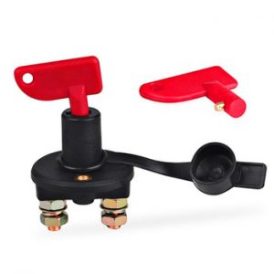 Car Battery Power Switch Disconnect Isolator Circuit Breaker Main Switch Kill Cut-off Switch Insulated Rotary Switch Key Truck