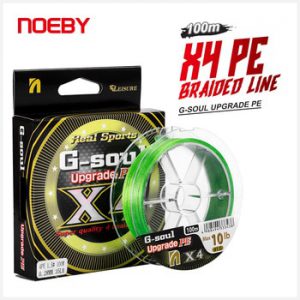 Noeby 4 Strands Braided Fishing Line 100m 7-80lb Multifilament Wire PE Line Cord Snood for Pike Carp Fishing Line Accessories